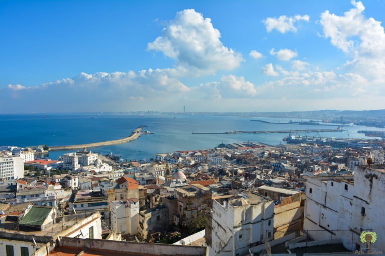 The whole hillside and the bay in one frame.